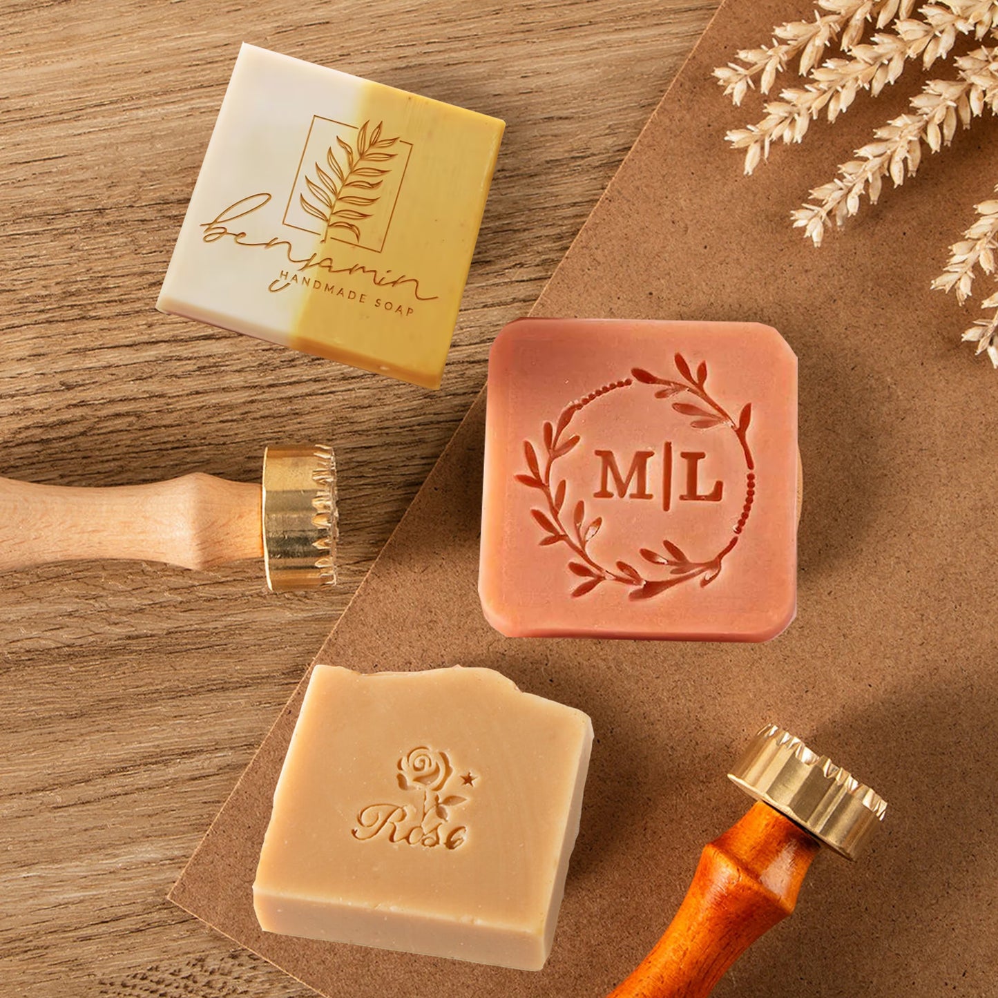 Custom Soap Stamp, Personalized Soap Stamp for Homemade Soap