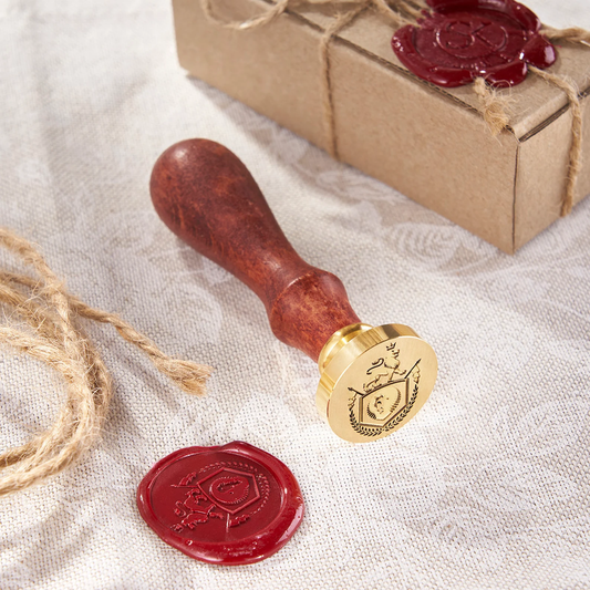 Personalized Wax Seal Stamp-Sealing Wax Stamp with Gift Box Custom Logo Wax Seal Stamp for Crafting, Envelopes, Gift Wrap Graduation Gifts ,Wedding Invitation and Chocolate